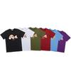 SS Cartoon Bear Print T Shirt Loose Fit Unisex Casual Short Sleeve Tops
