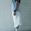 WONDER VISITOR Flanders Apron Skirt [White]