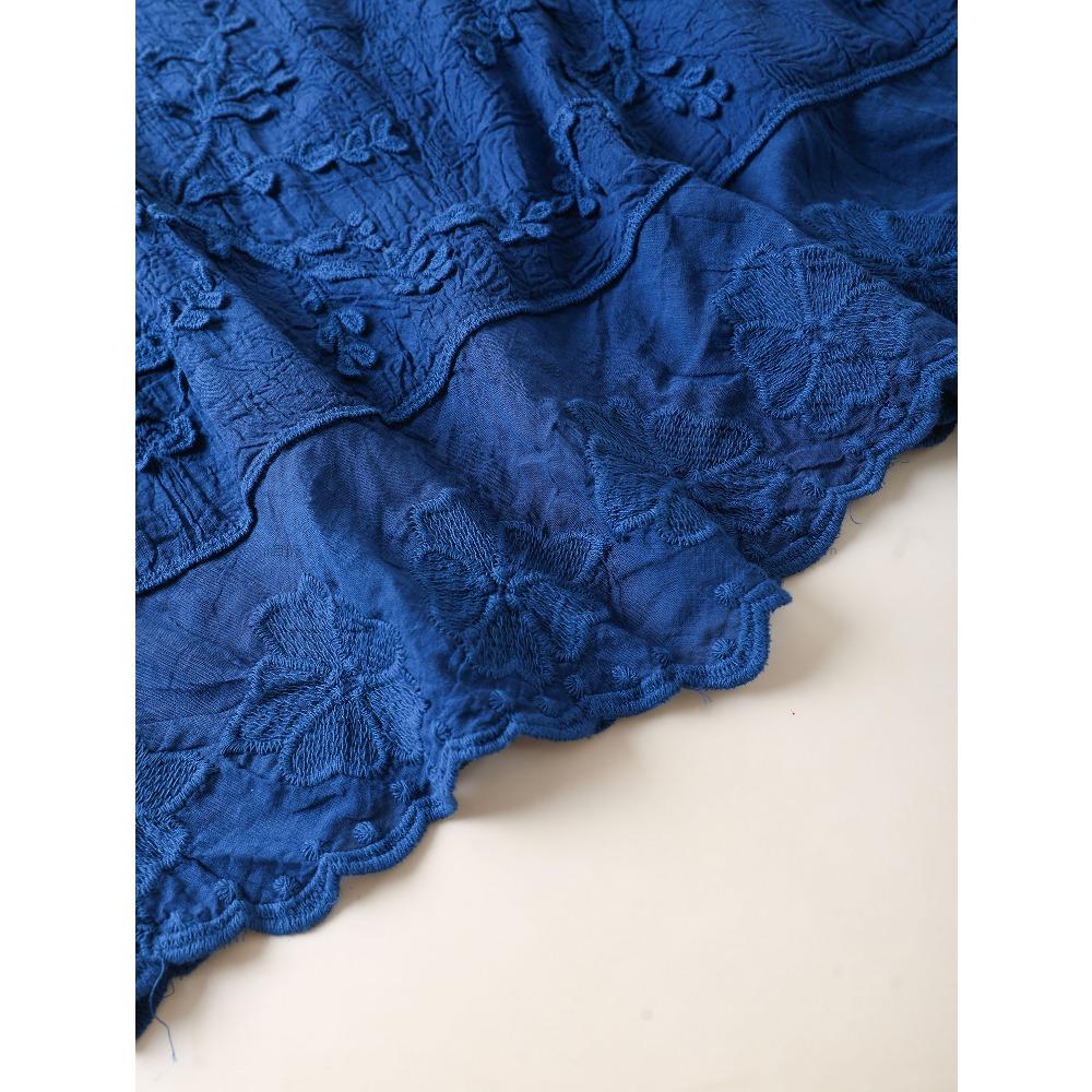 Dimanaf 2025 Nowy Letni T-Shirt Bez Rękawów Damski Podstawowy Dzianinowy Ażurowy Biały Niebieski Top Luźny