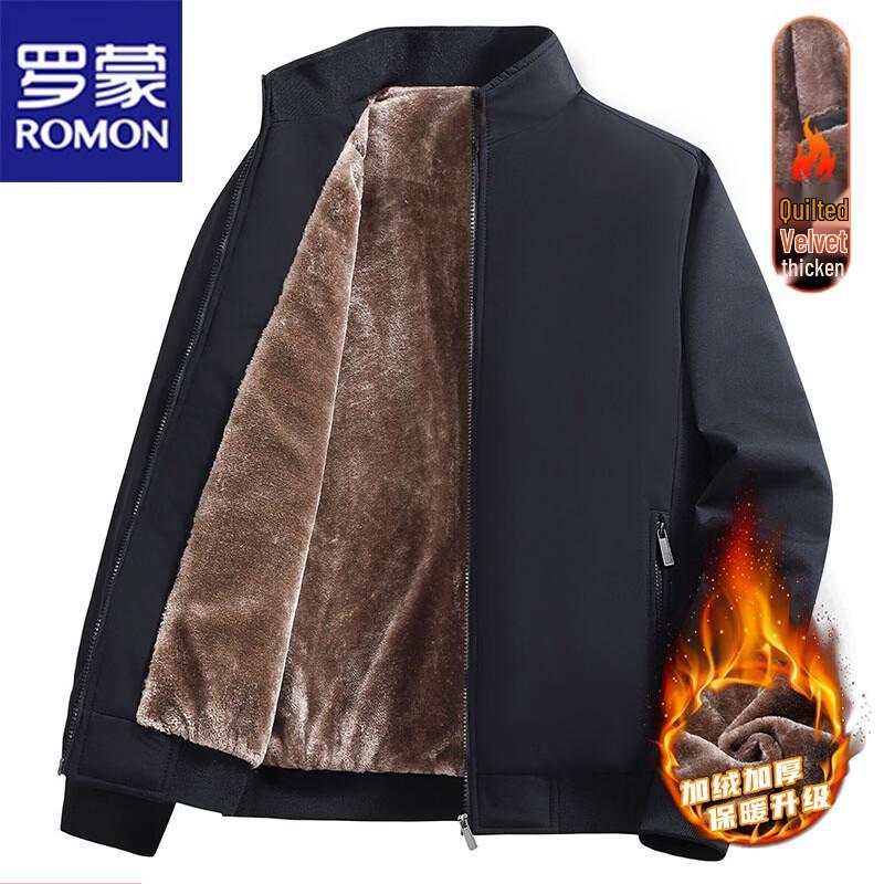 

ROMON Men s Fleece-Lined Padded Jacket 2XL
