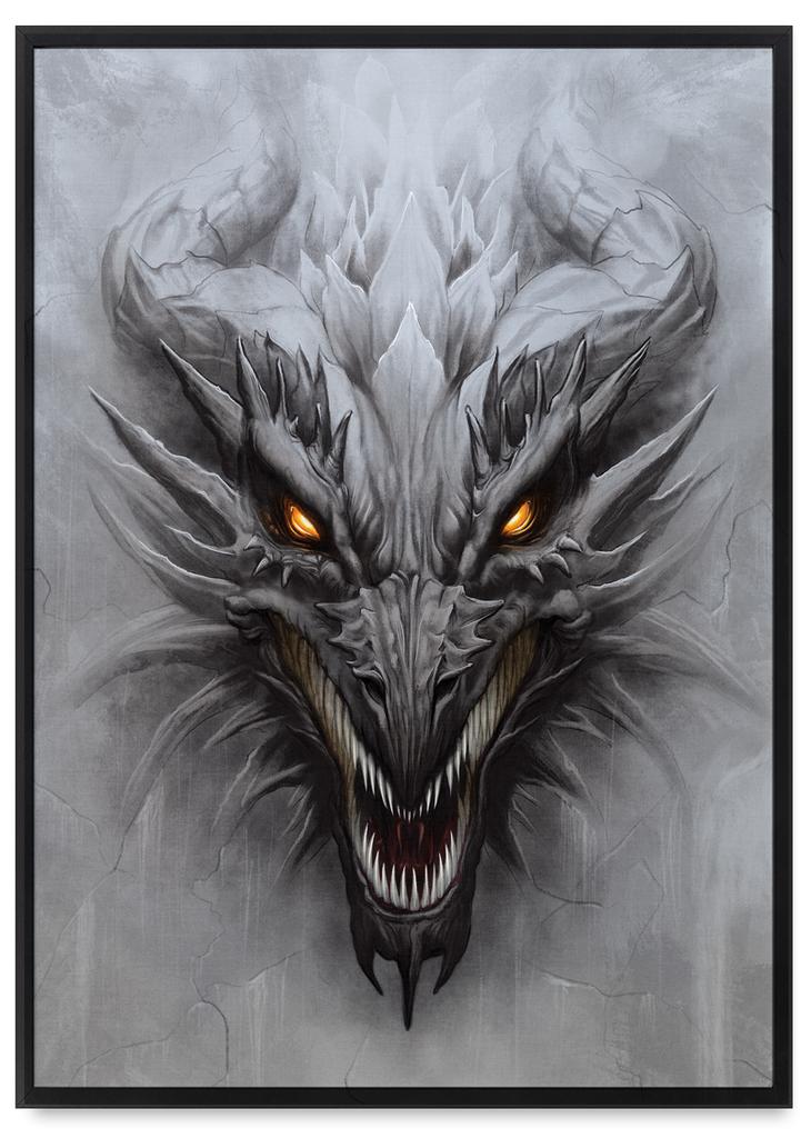 Poster Fantasy Dragon Dragons Diablo