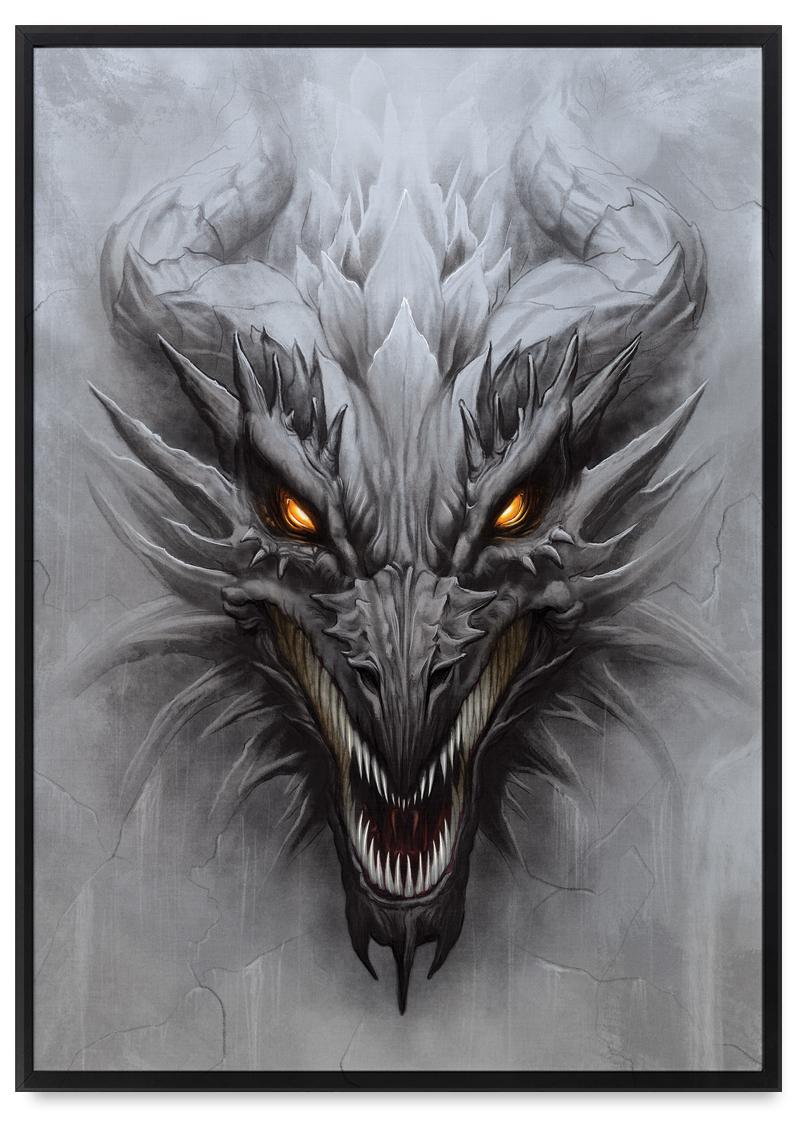 

Plakat fantasy smok smoki diablo 21x30 cm
