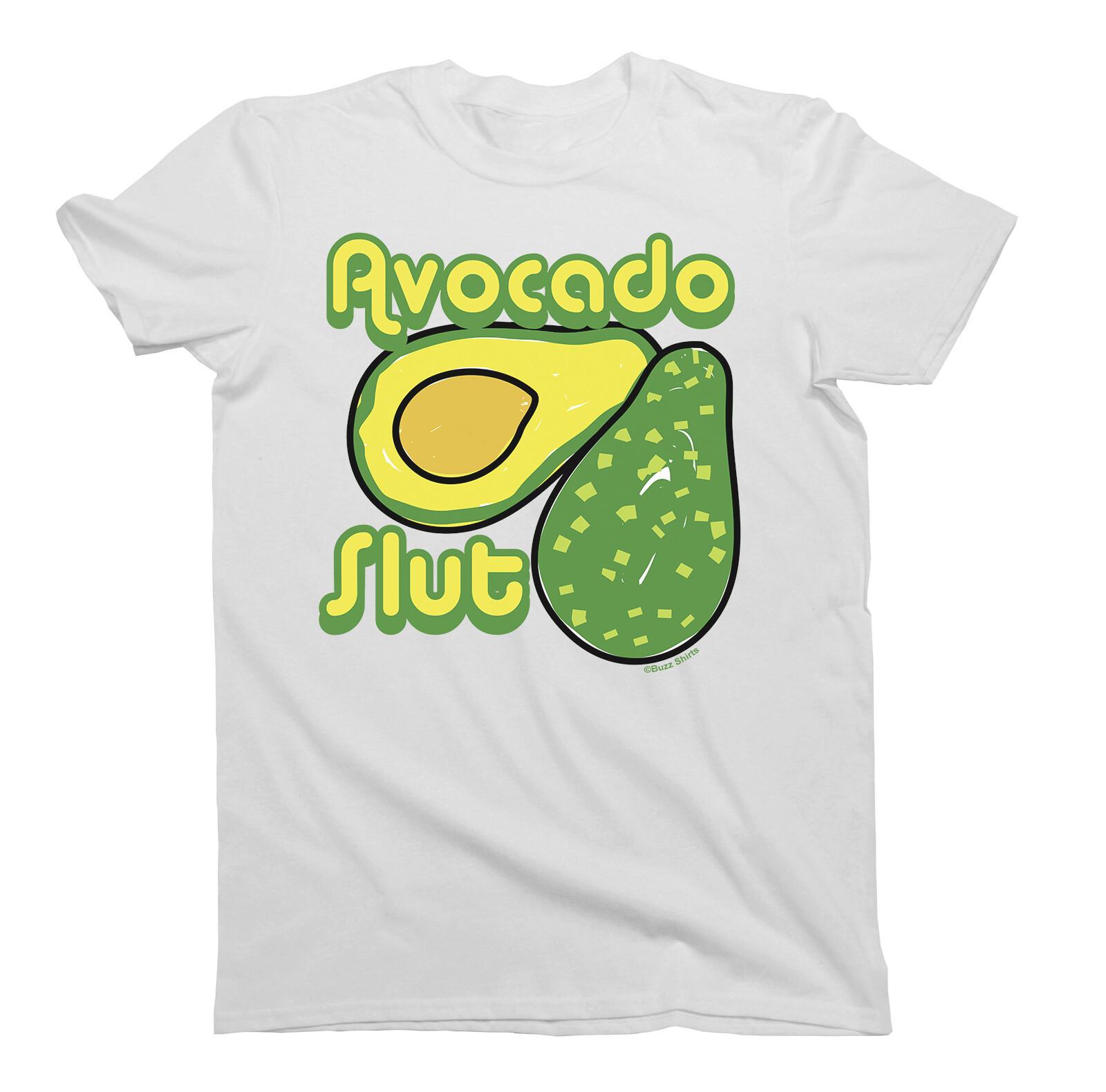 Avocado Slut Funny T-Shirt Mens Womens Tees Top Mens Ladies Funny Slogan Humour Hipster Joke XL