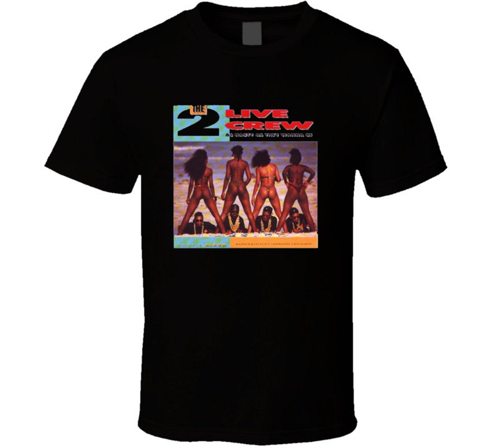 New 2 Live Crew Black Tshirt Size S- 2XL M