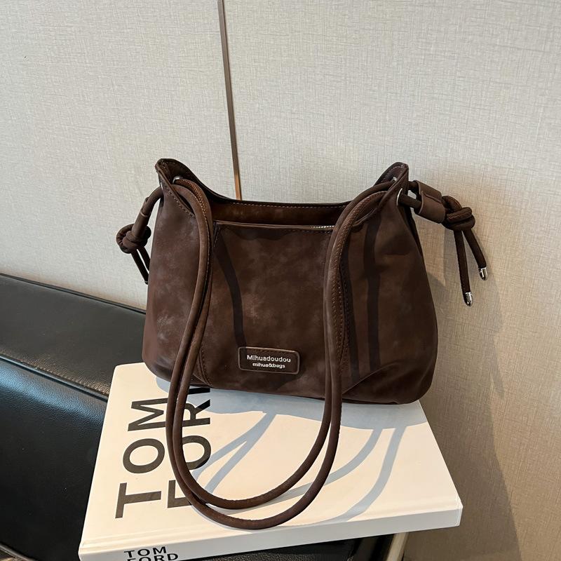 

Французское ретро, модная и стильная сумка кроссбоди, простая и повседневная, простая и лаконичная одноплечевая сумка кофейный