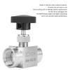 Stainless Steel BSPP Female Thread Straight Needle Valve for Water Gas Oil Transmission(Type D)