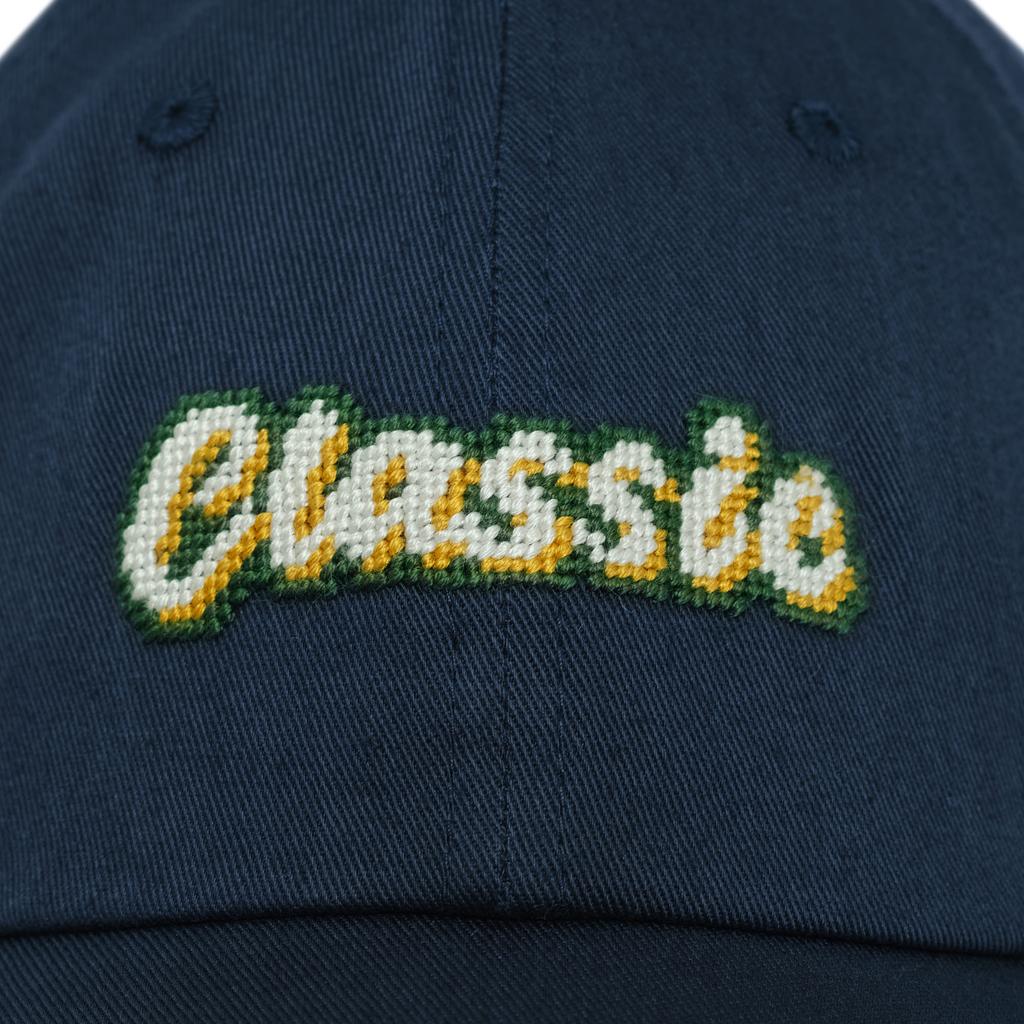 LOLONG Classic Needlepoint Hat (Navy)