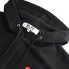 Comme des Garçons PLAY (WMNS) Sudadera con capucha y cremallera COMME des GARCONS PLAY con Corazón Familiar Rojo 'Negro' para Mujer AZ-T293-051-1