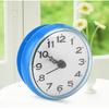 Bathroom Wall Hanging Clock,Waterproof Fogproof Round Arabic Digital Dial Bath Shower Clock Suction Cup Wall Window Mirror Bath Shower Clock for Home
