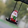 Cute Santa Claus Decoration Car Hanging Ornaments Auto Rearview Mirror Pendant Swinging Automobile Interior Styling Accessories