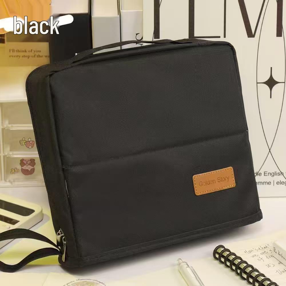 

Вместительный многослойный стоячий кейс для макияжа и карандашей 22*7*22 cm чёрный