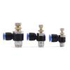 Pneumatic Quick-Insert L-Type Flow Control Valve
