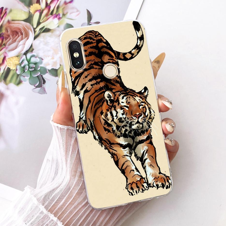 For Xiaomi Redmi Note 6 Pro Case Luxury Butterfly Tree Painted Cover Soft Silicone Case For Xiaomi Mi A2 Lite Redmi 6 Pro Fundas