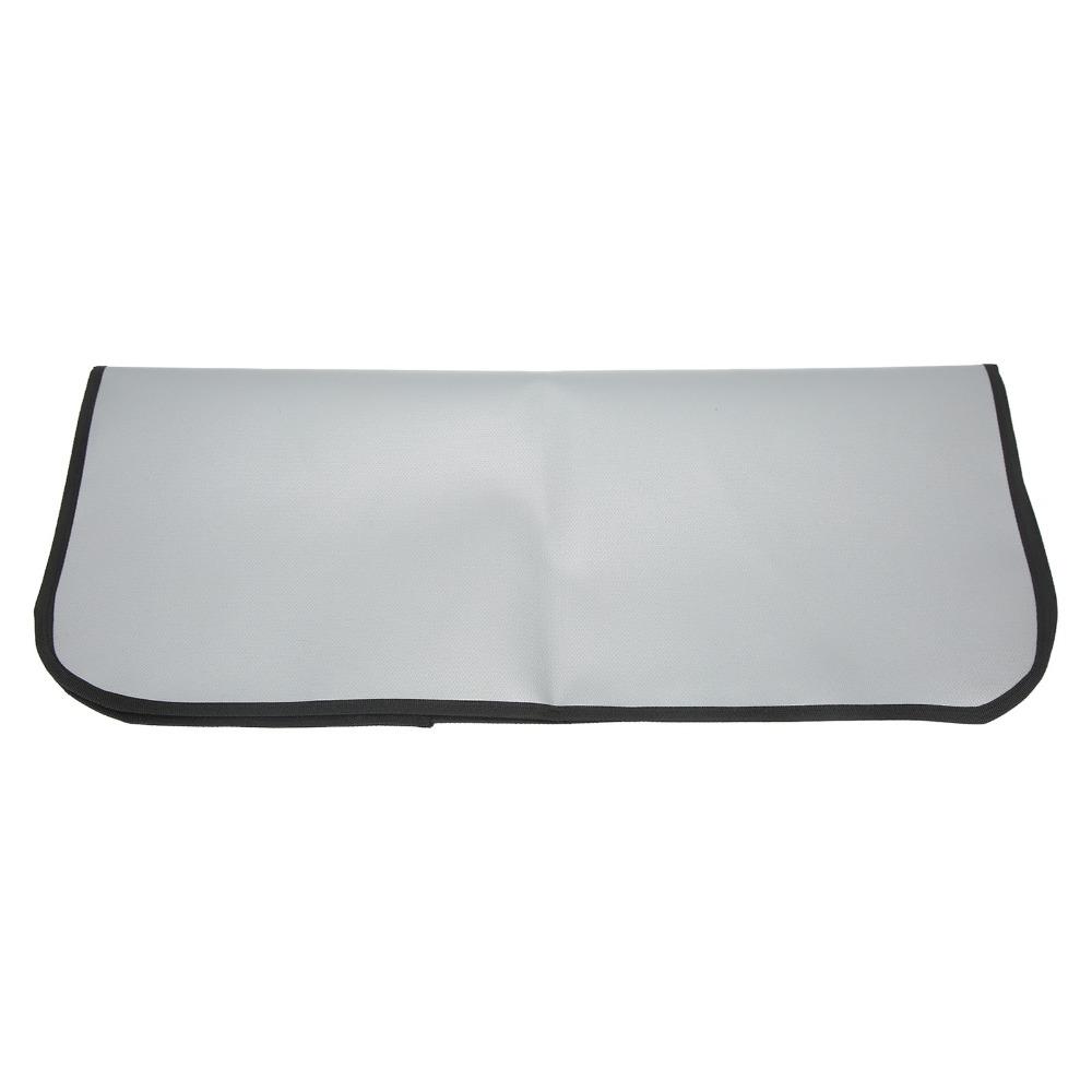 Fiberglass Picnic Fire Blanket Grey Camping Protection Rug Durable Flame Retardant Rug  Camping Use