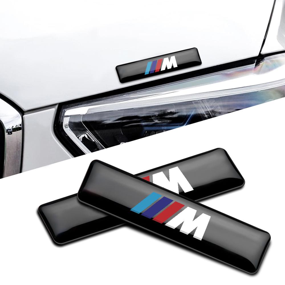 10pcs Car Body Interior Exterior Decoration Decal 3D Epoxy M3 M4 M5 Power Alpina Logo Stickers Accessories For BMW M Performance