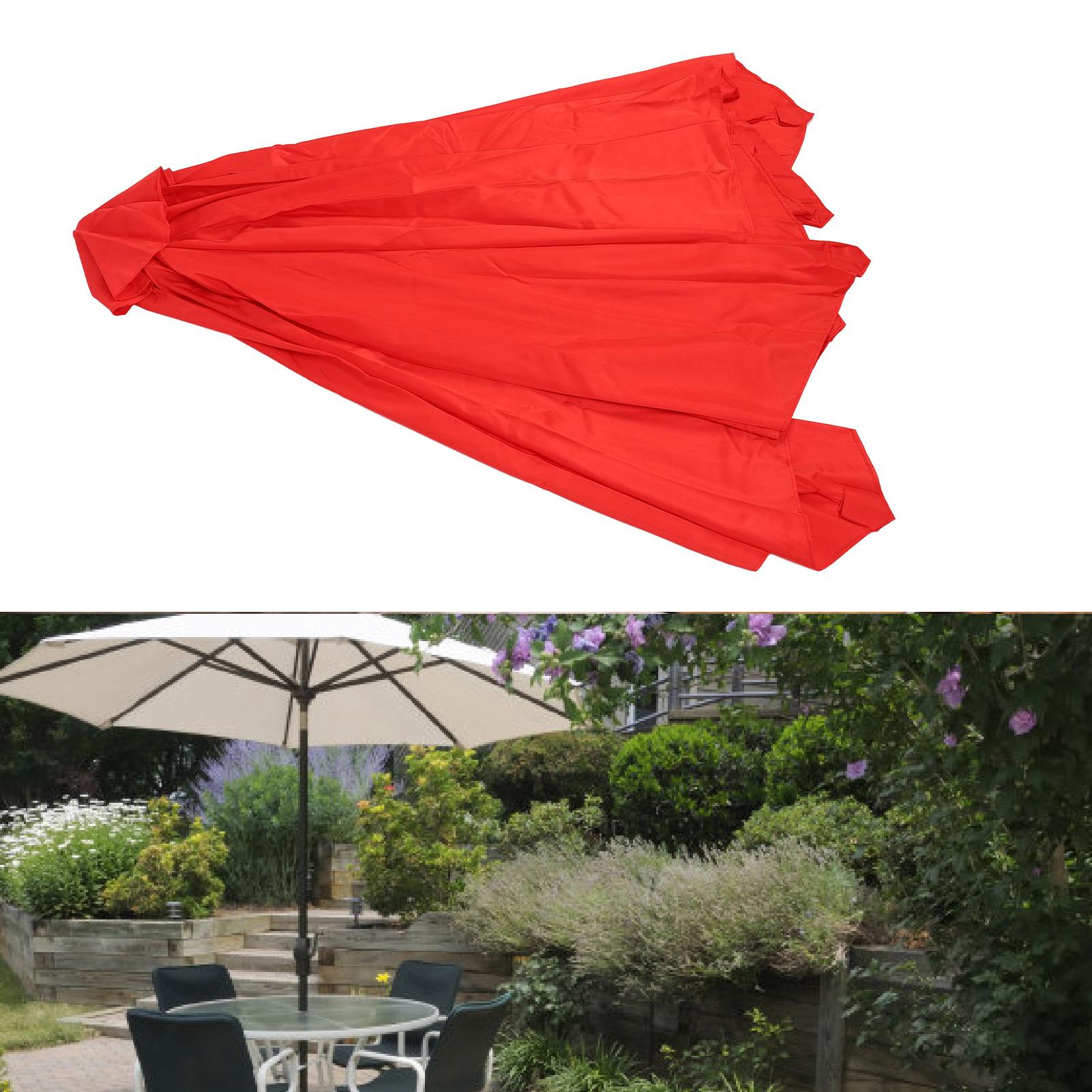 Replacement Umbrella Canopy Professional Sunscreen Rainproof Cantilever Parasol Top Fabric Cover for Outdoor Patio Garden Diameter 118.1in