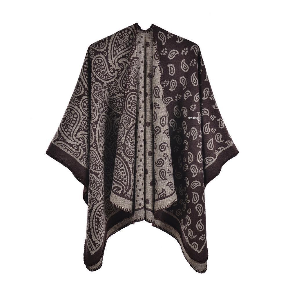 Travel Shawl: Double-Sided Warm Cape & Sun Protection Scarf