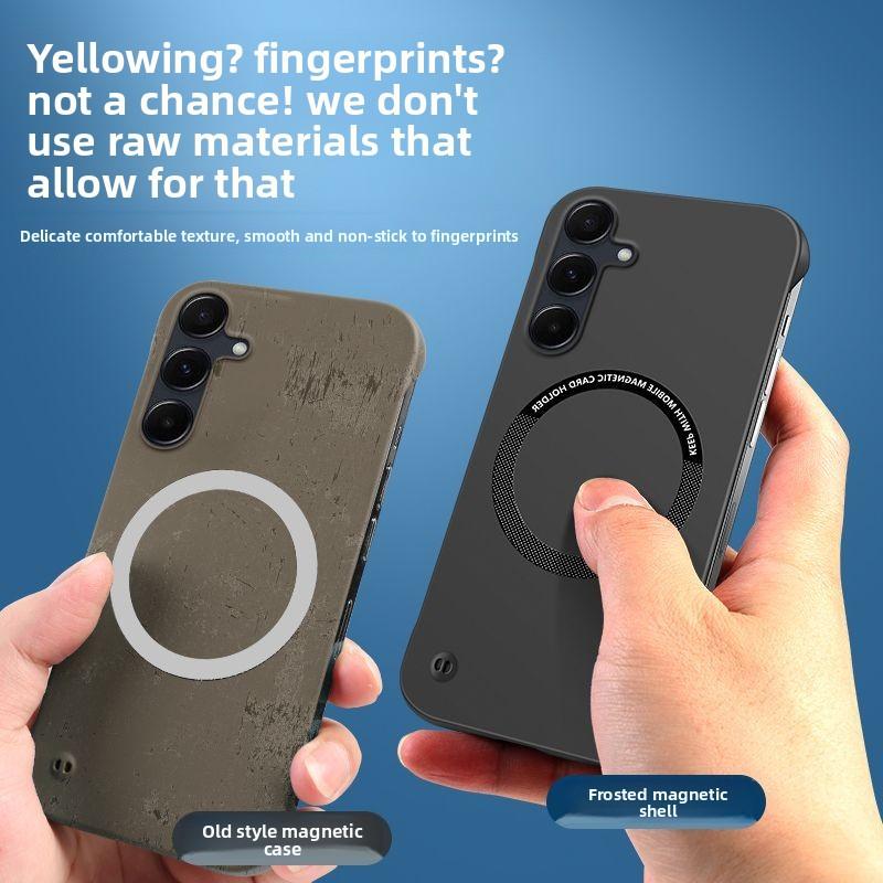 Luksusowe Ultra Cienkie Etui Matowe typu Skin Feel Dla Samsung Galaxy A57 A37 A17 A56 A36 A26 F17 M17 A55 Dla Magsafe Osłona Ochronna PC