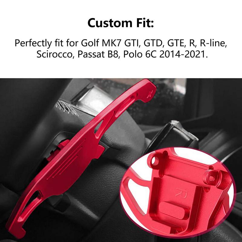 Car Steering Wheel Paddle Shift Extend Extension Shifter Aluminum Accessories For GTIs GOLF R GTD GTE R-line MK7 2014-2025