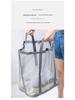 Foldable Wall-Mounted Laundry Hamper - Portable, Large Capacity Storage for Bathroom