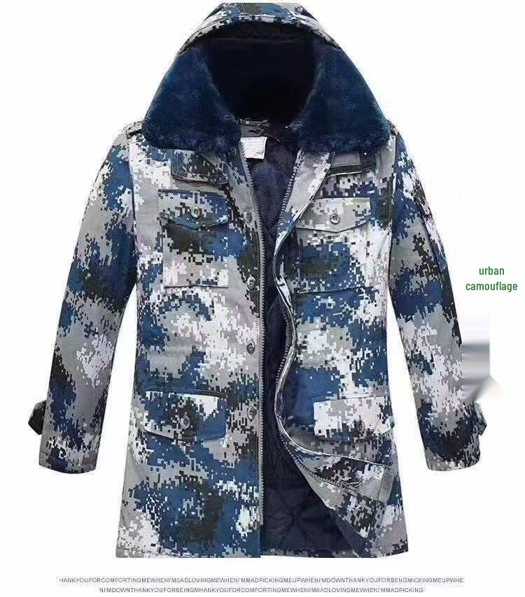 

Men s Waterproof Camouflage Cotton Jacket, Anti-Cold, Detachable, Mid-Length, Long Sleeve 180 [145-160 lbs]
