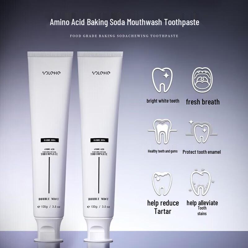 Hefengyu Whitening Toothpaste with Baking Soda & Amino Acids