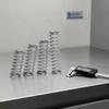 Rust Resistant Spring Steel Pressure Return Spring 0.3/0.4mm Wire Dia 5-20mm for Automotive Interior Repair Accessory