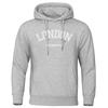 London Westminster Street Letter Printing Mans Clothing Fleece Soft Hoodie Autumn Oversize Hoodies Sports Hoodies