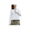 Skechers Cool Dry UV Protection Lightweight Slim Fit Hooded Sports Jacket Women Jackets Bright-White P225W123-0019