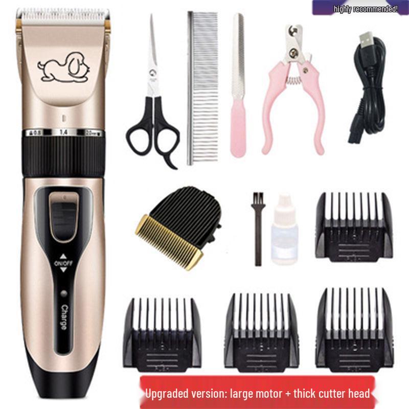 Ηλεκτρική Κουρευτική Μηχανή για Κατοικίδια για Σκύλους και Γάτες - Ξυριστική Μηχανή για Μεγαλόσωμους Σκύλους και Τρίχωμα Ποδιών Τέντι