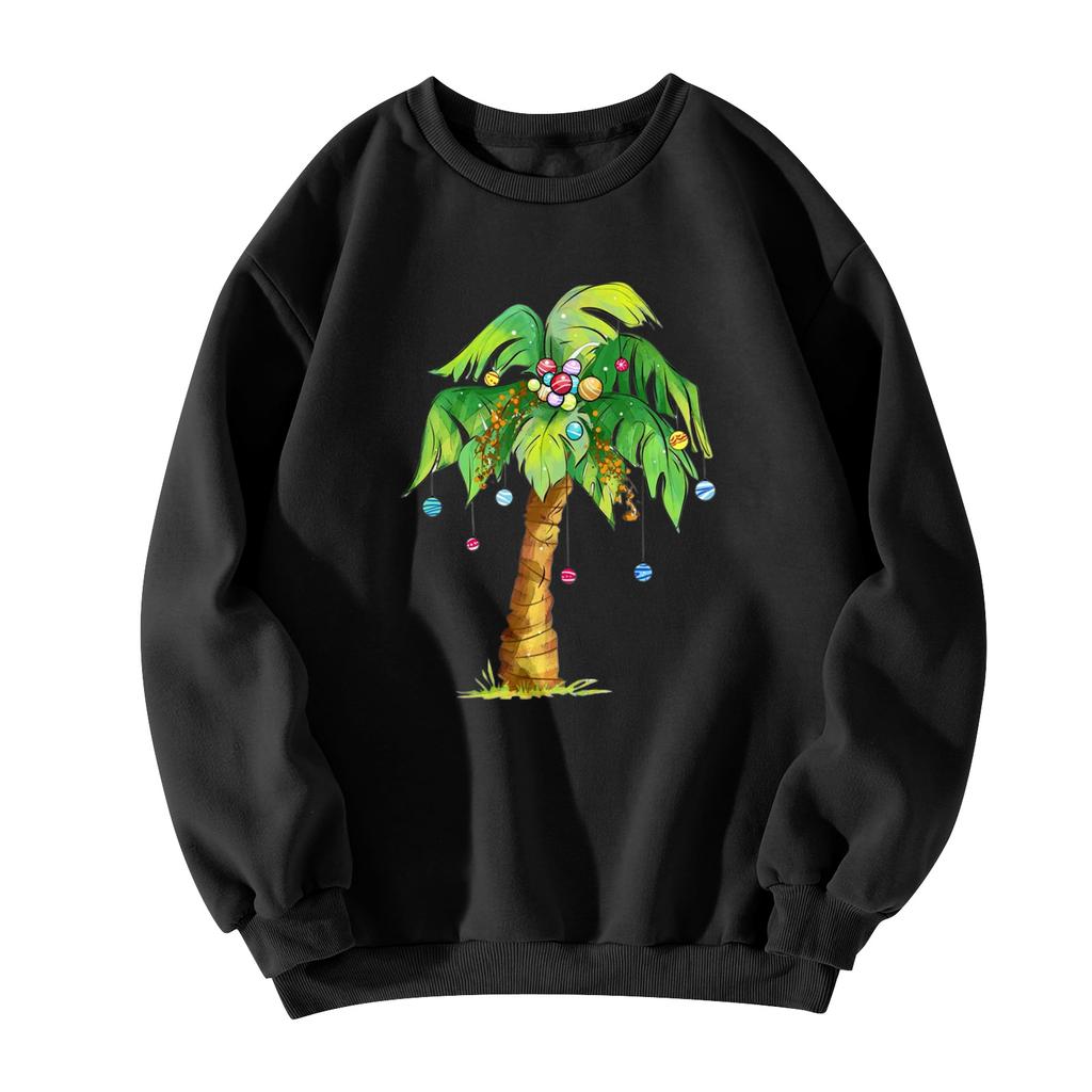 Women  Tops Women's Long Sleeve Sweatshirt Casual Crewneck Loose Fit Pollover Fleece Tops