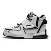 LiNing Youth  Unrestrained Shock Absorbing Non-Slip Wear-Resistant High-Top Running Shoes Kids sneakers White Black YKCR172-13
