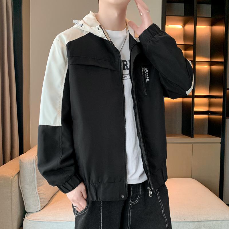 Versatile Premium Top Tooling Casual Loose Hooded Jacket Men's Autumn and Summer Jacket