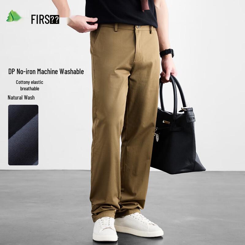 FIRS Men s Wrinkle-Free Stretch Chino Pants 32