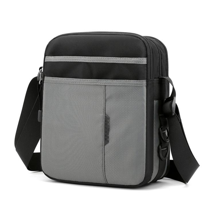 Casual Light Men s Shoulder Bag Multi-pocket man Messenger Bag High Quality Fashi Portable Crossbody Bag male Handbags серый
