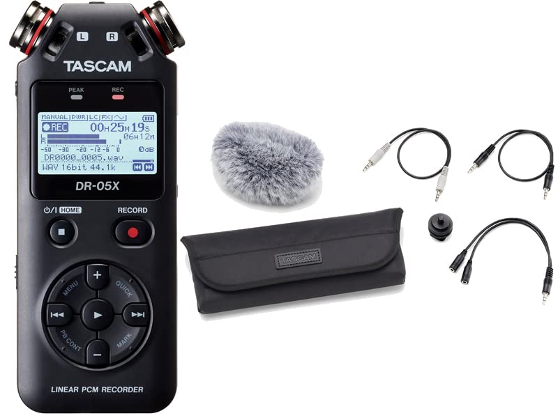 

[Набор аксессуаров AK-DR11C mk2] TASCAM - DR-05X стерео аудио рекордер USB аудио интерфейс