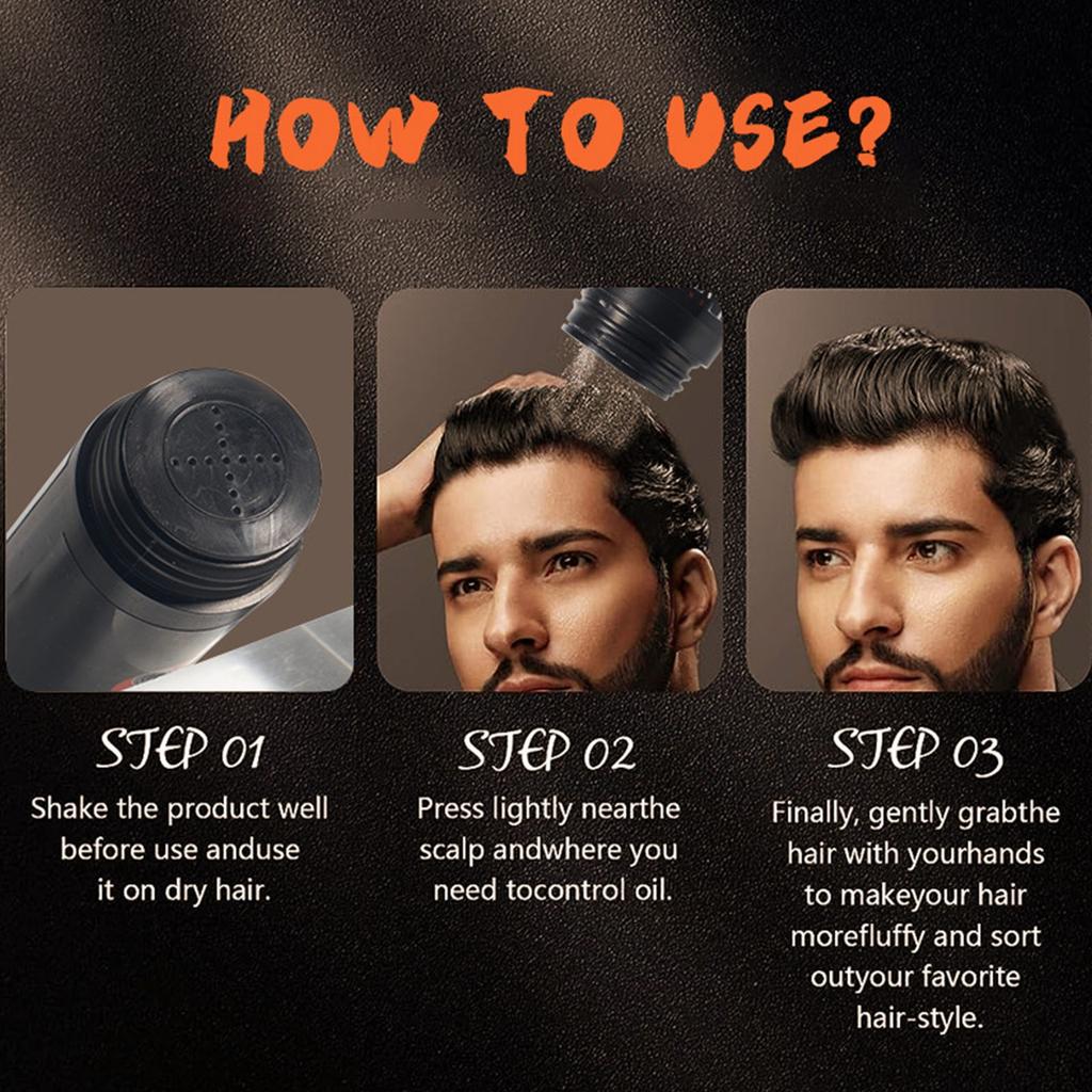 Fixierpuder, Trockenshampoo-Puder und No-Rinse-Haarpuder sind für die meisten Haartypen geeignet, 30g