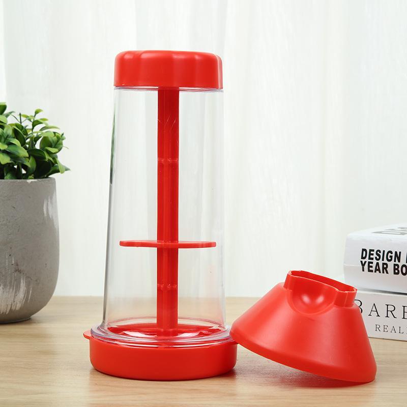 Large Capacity Semiautomatic Handheld Flour Sifter Fine Mesh Powder Sieve Baking Pastry Tool