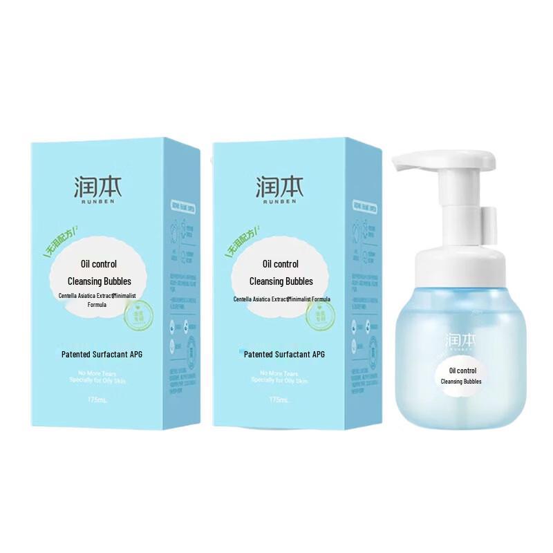 RUNBEN Очищающая пенка с увлажняющим и матирующим эффектом