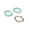 Sommer Vintage Naturstein Fargerik Perlering Personlig Enkel Elastisk Fingerring Smykke