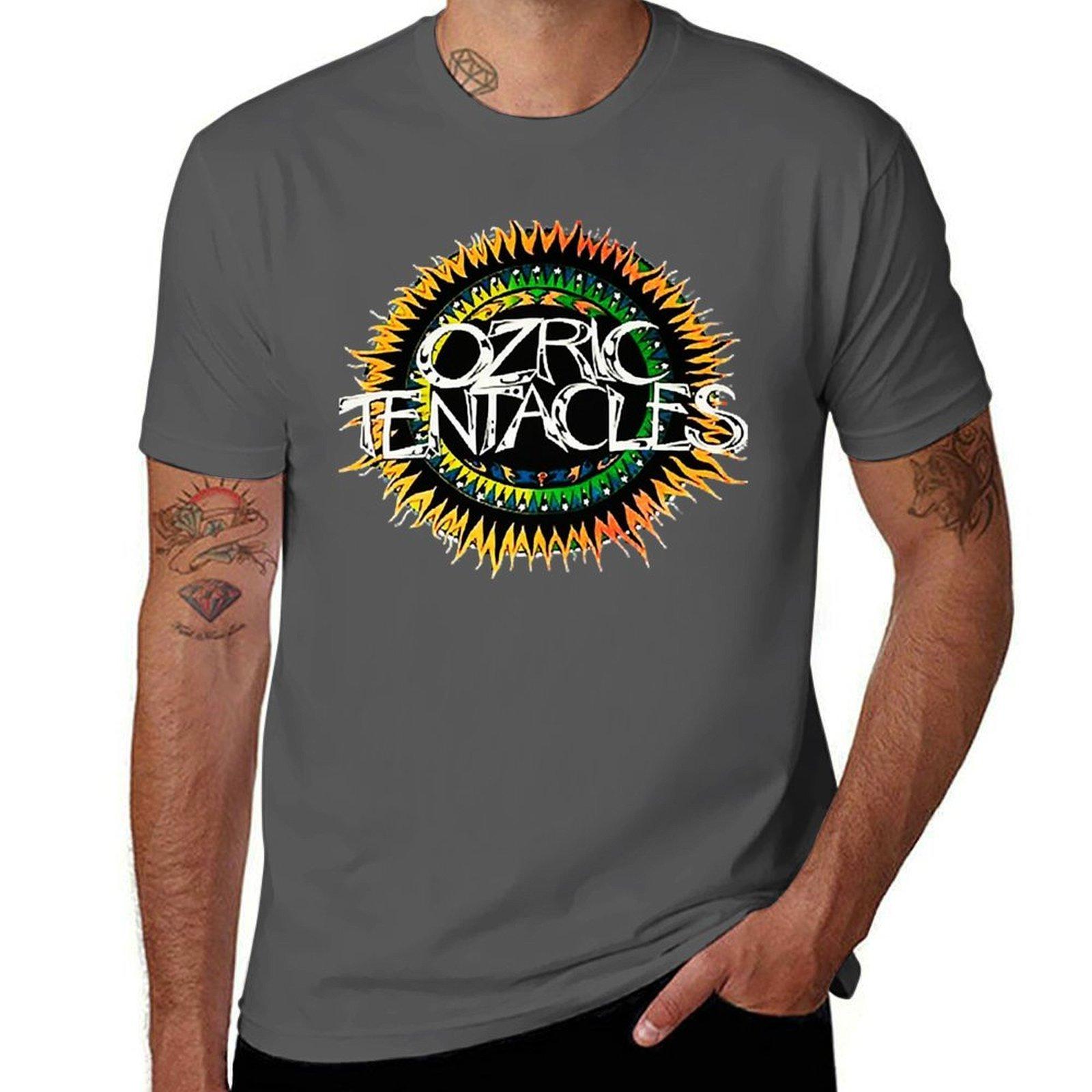 

ozric tentacles band logo T-Shirt t shirt custom print printed t shirts for man man t shirt heavy cotton T-Shirt 4XL