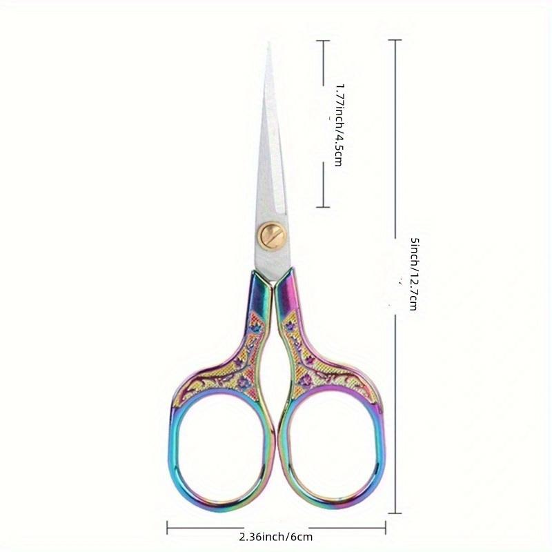 Vintage-Inspired Sewing Scissors - Sharp Precision Blades for Fabric, Thread, Embroidery & Tailoring - Durable Metal Craft Shears Collection