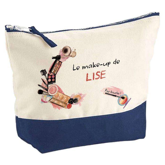 Trousse de maquillage - PLANETEE - Lise Mon make-up - Grand format - Coton - Impression sublimation HD