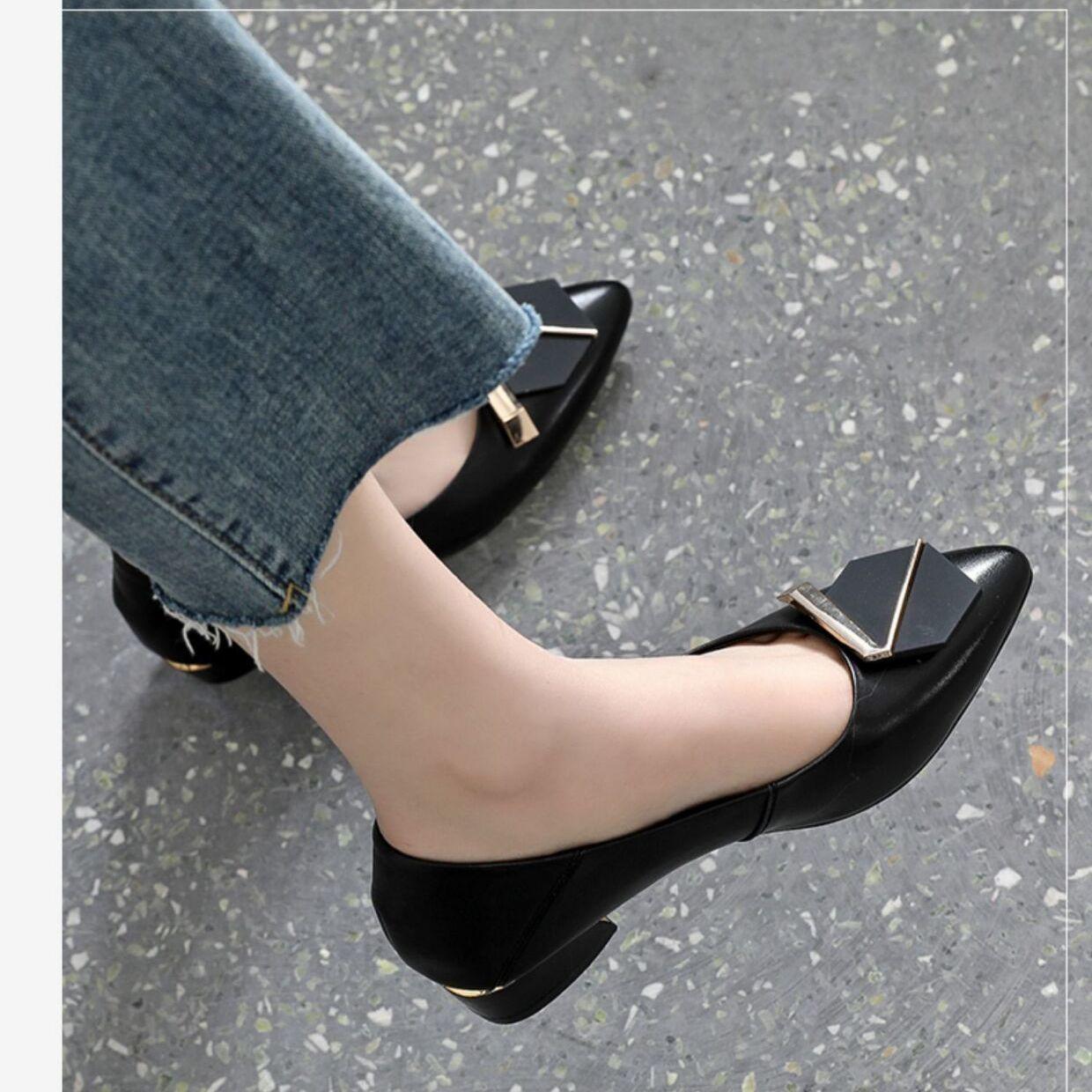 

Модные женские туфли-лодочки на массивном каблуке, мокасины, офисная обувь для женщин, блочный каблук, белые, высокого качества, со скидкой на распродаже, стильные, последние Е 40