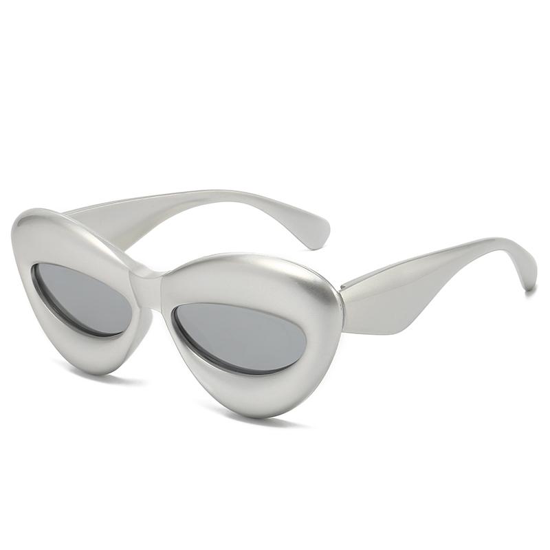 

New Multi-color Bubble Party Stage Funny Sun Glasses 18161 Instagram Stylish Show Sun Glasses Professional Vision Correction