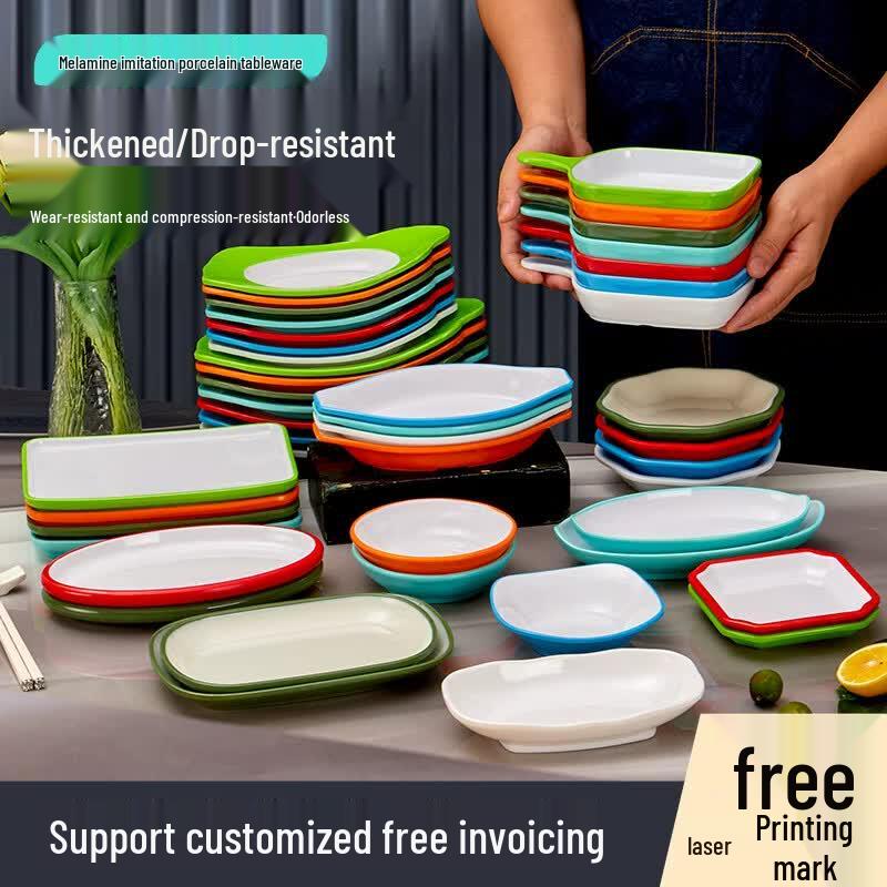 Kunjun Melamine Serving Plate
