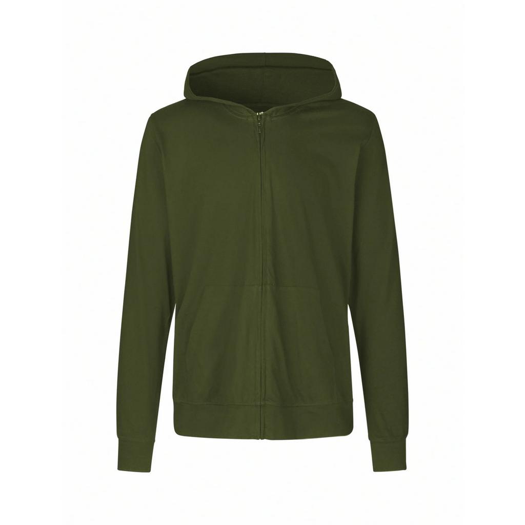 Neutral Unisex Adult Jersey Zipped Hoodie