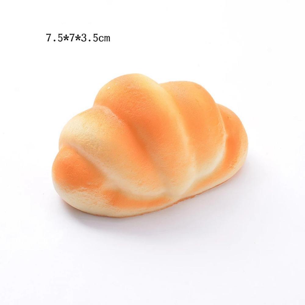 Squishy Bread Toast Food Creative Simulation Donuts Slow Rising Squeeze Stress Relief Toys Spoof Tease People Desktop Toy