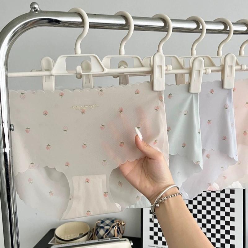 Nahtlose Höschen aus Eisseide für Damen, ultradünne Sommerunterwäsche, Bikiniunterwäsche, Panty Briefs, Knickers Unterwäsche