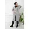 Women's Buttoned Pocket Knitwear Loose Cardigan
